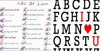 ABC of Love Quotes