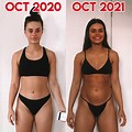 One Year Body Transformation Female