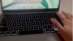 Setting up Touch ID on a Macbook
