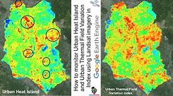 How to monitor Urban Heat Island (UHI) and UTFVI using Landsat imagery in Google Earth Engine