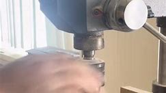 Repeating • easy • affordable • hinge boring fence on this harbor freight drill press #cabinetry | The Woodworx Shop
