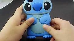 Cute iPhone 4S Detachable Case with 3D Disney Stitch