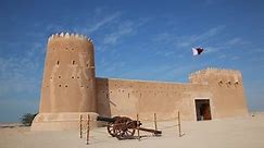 Historic Al Zubara Fort In Stock Footage Video (100% Royalty-free) 13126484
