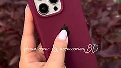 Deep maroon Silicon case... - I phone cover & accessories BD