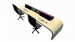 Control Room Studio Desk - Buy Royalty Free 3D model by cavicom (@ASI)