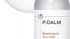 P.CALM Barrier Cycle Toner Mist 60ml | Vegan Fragrance-Free Hydrating Facial Moisturizing Spray for Sensitive Skin | Korean Skincare