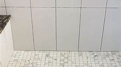 Shower pan grouted \u00100 with castle wall color | Itile Floor