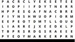 Stationery Word Search