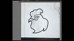 Manok Mascot Logo #esports #fighter #rooster