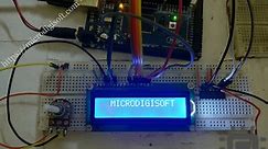 Control DC Motor Speed and Monitoring on LCD with Arduino