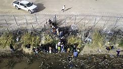 Texas Razor Wire Breached By Migrants