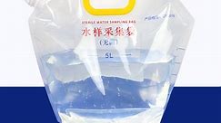 [Hot Item] Custom Logo Water Sample Collection Transparent Bag with Spout