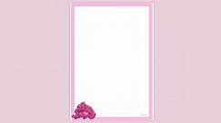Simple Blank Tissue Paper Page Border