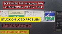 Haier LE32K6500AG Stuck on logo software download | Haier (TP.MT5510I.PB732) Software Download