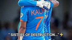Sisters of Destruction 💀 #shorts #youtubeshorts #cricket #viral #sg #trending