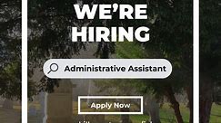 We're hiring! 🤩 For more... - Cave Hill Cemetery & Arboretum
