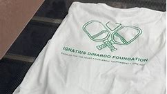 Tournament Shirts, hot off the press! Big thanks to Uniforms Unlimited in Salisbury! We still have room for a mixed doubles team in the 3.0 division and 2 in the 3.5 division! Register here: https://bit.ly/3UEROXd | Ignatius DiNardo Foundation