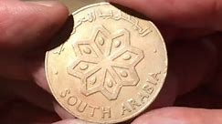 南 沙特阿拉伯 硬幣 1964, 1970.