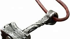 ARTIZANSTORE Forged Iron Handmade Viking Heavy Thor Hammer Hunting Tool Pendant