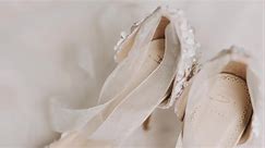 Mirella hand made wedding shoe, floral wedding shoe, wedding shoe pearl, bridal heels, high heels, ribbon ankle ties, wedding shoes heels,