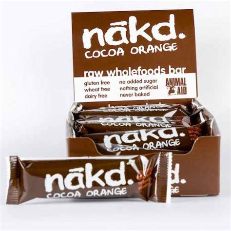 nakd cocoa orange bar  nakd natural collection