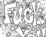 Coloring Pages Adult Etsy Sold Hate Fucking People Choose Board sketch template