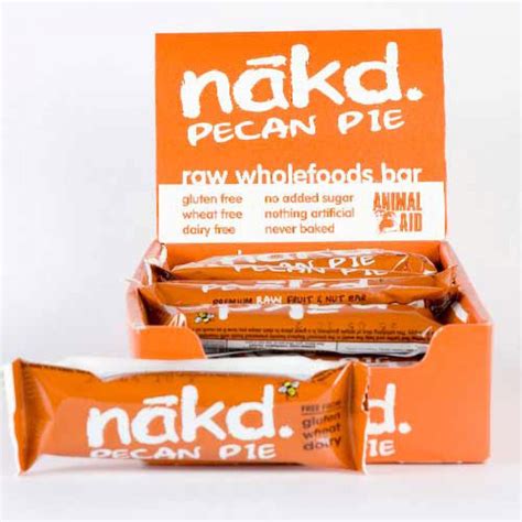 nakd pecan pie bar  nakd natural collection
