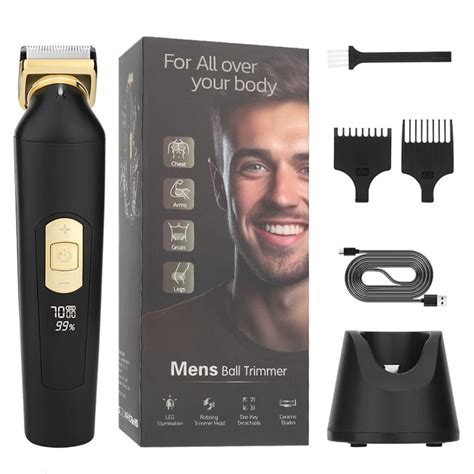 Body Shaver Pubic Hair Trimmer for Men Manscape Groin Trimmer Body Hair ...