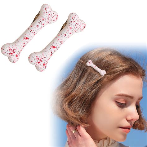 Barrettes Hair Clips for Women and Girls – Color Dog Bone Design ...