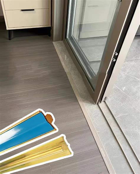 Floor Mount Sliding Door Hardware - Self-Adhesive, Brass Window Kitchen ...