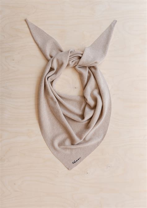 Large Merino Wool Triangle Scarf in Sourdough – TBCo