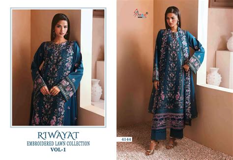Shree Fabs Riwayat Embroidered Lawn Collection Vol 1 Pakistani Suits