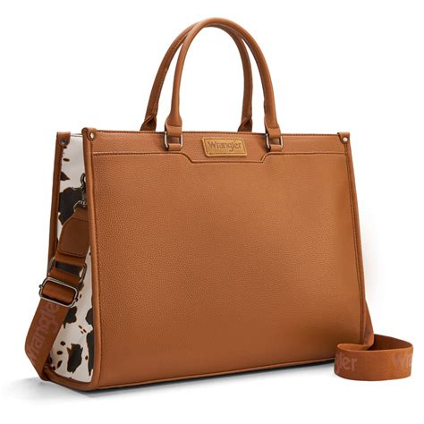 Wrangler Laptop Tote Bag for Women Western Style Work Crossbody Bag ...