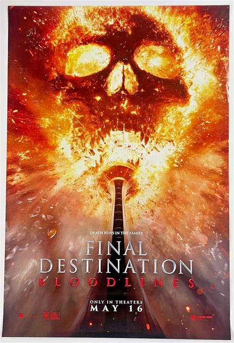 FINAL DESTINATION BLOODLINES ORIGINAL MOVIE POSTER 27" x 40" DOUBLE ...