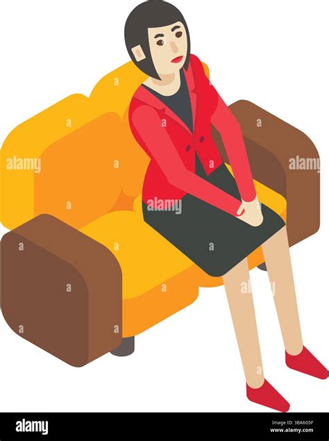 Sitting on sofa Stock Vector Images - Alamy