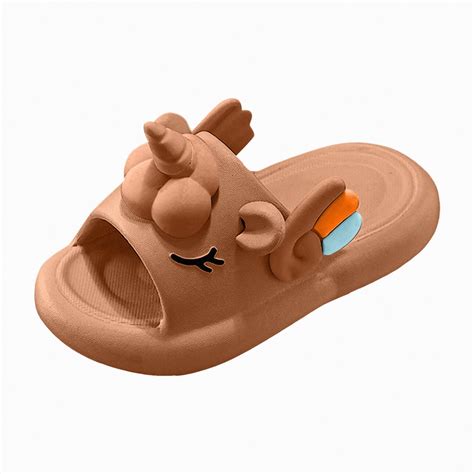 Ccpelsie Shower Slippers for Kids Pool Slides Quick Drying Boys Girls ...