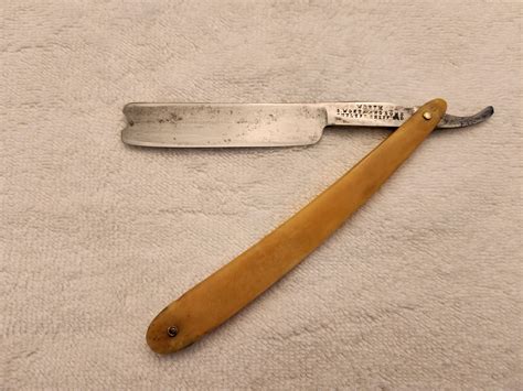 B. Worth & Sons Sheffield Horn Straight Razor, Shave Ready