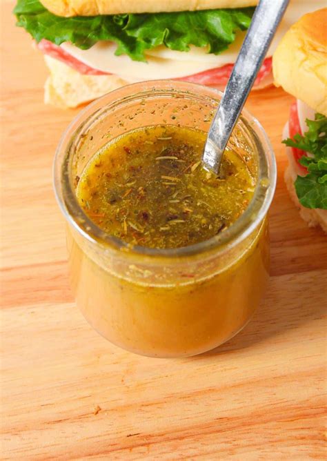 The Best Italian Sub Dressing (Quick and Easy!) | Recipe | Sub dressing ...