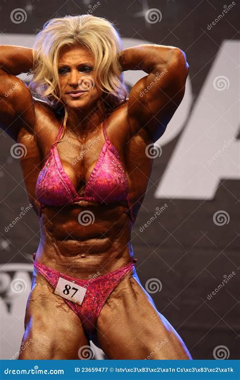 Female bodybuilder editorial photography. Image of beauty - 23659477