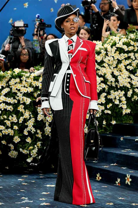 Janelle Monáe Transforms Overcoat into Deconstructed Suit at Met Gala 2025