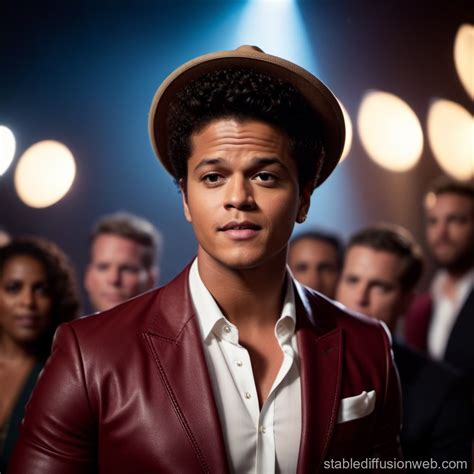 Man with Bruno Mars Style | Stable Diffusion Online