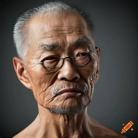 Image of a strong Japanese man carrying an anvil on Craiyon