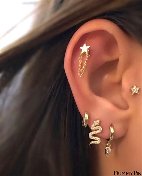 10 Simple Cartilage Earrings Ideas ...ch of these forms the bulk of ...
