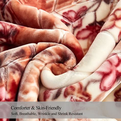 "JML Heavy Korean Mink King Size Plush Blanket, Thick 2 Ply Reversible ...