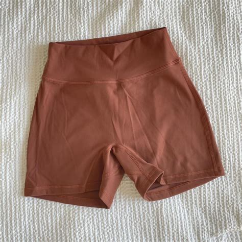 BUFFBUNNY WORKOUT SHORTS Super cute orangish brown... - Depop