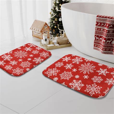 ENOLIL Merry Christmas Bathroom Mat Memory Foam Set | Wayfair
