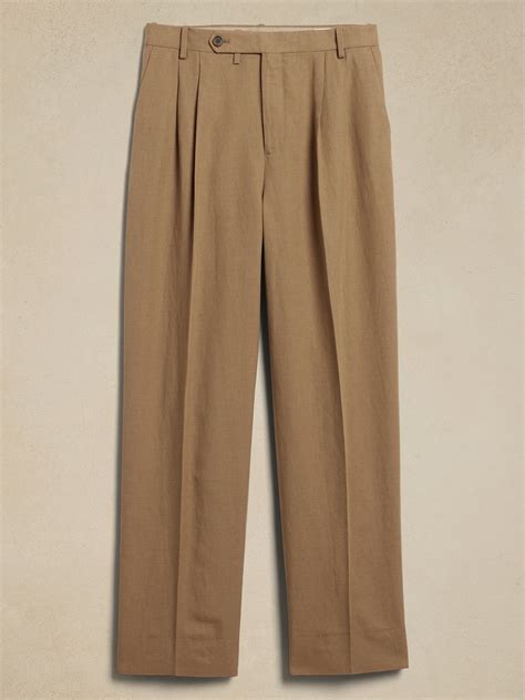 Agustin Relaxed Linen-Blend Pant | Banana Republic