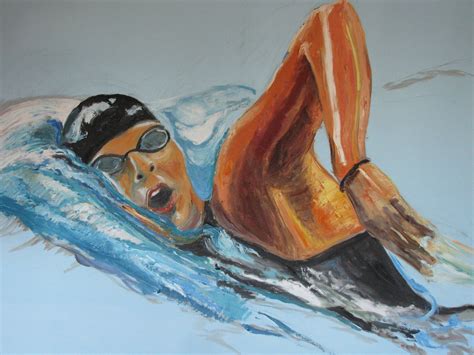 How To Draw A Swimmer Swimming - Drawing Tips Guide