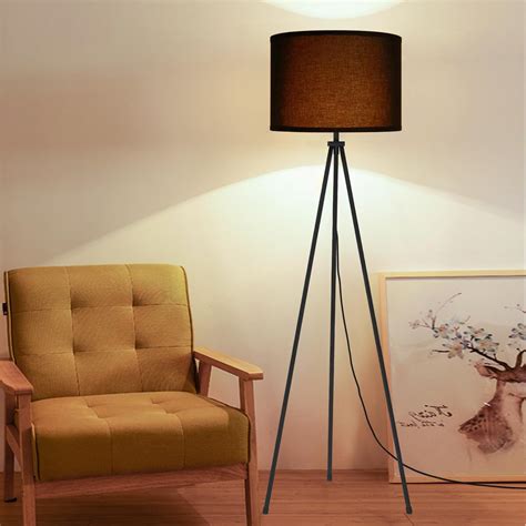 SNOOE Tripod Floor Lamp with 3 Color Temperatures LED Bulb, Modern ...