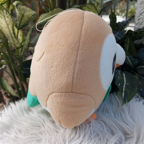 BANPRESTO Dual-type Grass/Flying Pokemon ROWLET Fluffy Soft Original ...